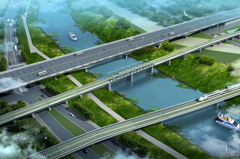 德安縣淵明大道延伸線及搏陽河大橋工程